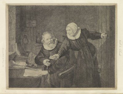 Portret van de scheepsbouwmeester Jan Rijcksen en zijn vrouw door Johannes Pieter de Frey