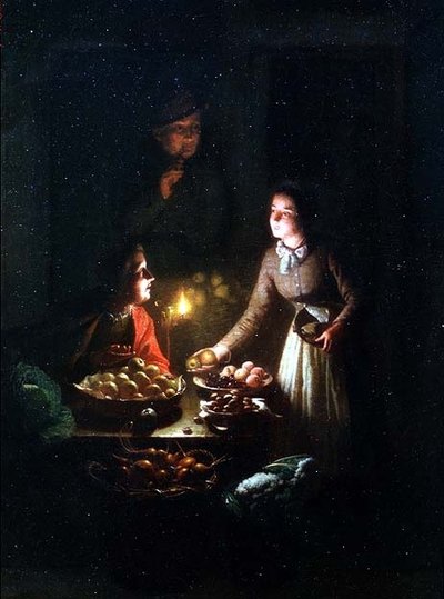 De fruitverkoper door Johannes Rosiere