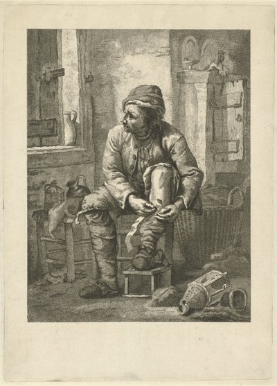 Man verbindt zijn been door Johannes Schoenmakers
