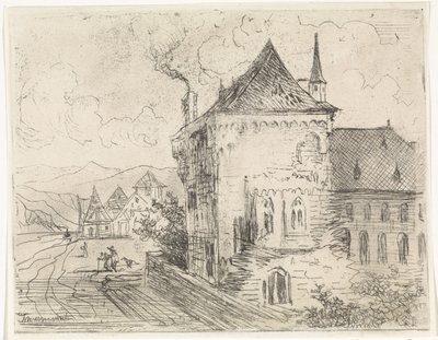 Gebouw te Boppard door Johannes Tavenraat
