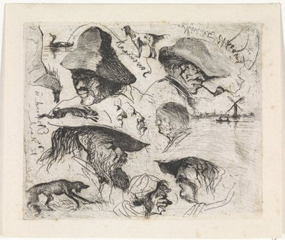 Studieblad door Johannes Tavenraat