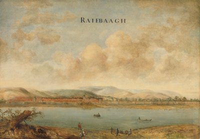 Gezicht op de Stad Raiebaagh in Visiapoer, India door Johannes Vinckboons (attributed to)