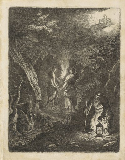 Allegorie van de weg van de ware liefde door Johannes Vorsterman