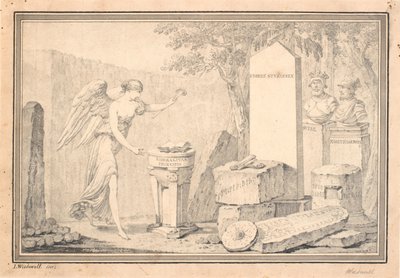 Titelvignet voor Snorre Sturleson (uitg. G. Schiøning): Heimskringla, Bd. I, 1778 door Johannes Wiedewelt
