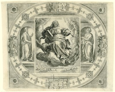 Evangelist Johannes door Johannes Wierix (rejected attribution)