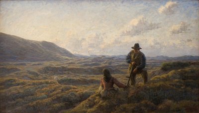 Idylle op de heide door Johannes Wilhjelm