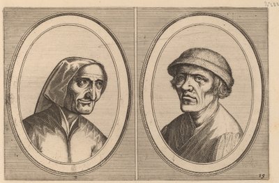 "Maey Veeghde-pot" en "Pannetje Vet" door Johannes and Lucas van Doetechum after Pieter Bruegel the Elder