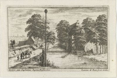 Gezicht op Jaap Hannes door Johannes de Ram