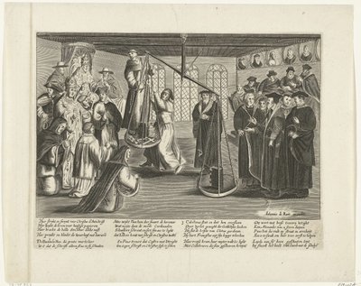 Het wegen van de Bijbel door Johannes de Ram