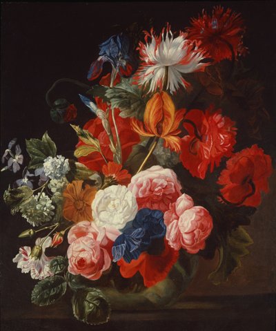Stilleven met Bloemen door Johannes or Jan Verelst