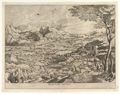 Rustieke Sollicitatie uit De Grote Landschappen door Johannes van Doetecum I