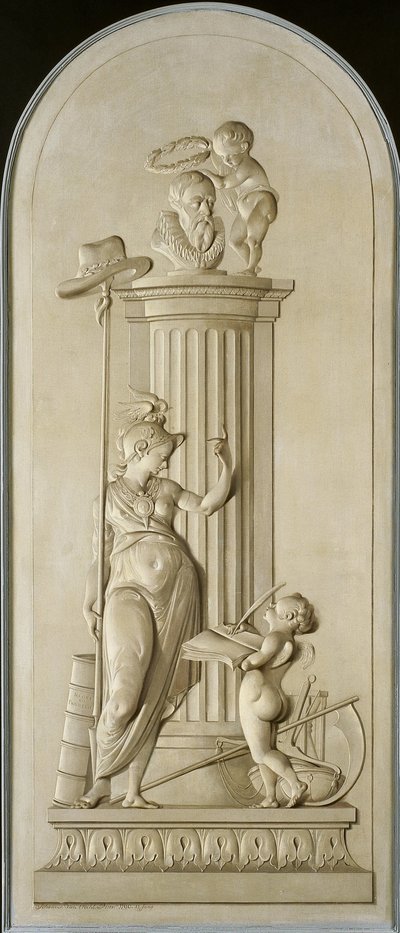 Allegorie van de vrijheid door Johannes van Dregt (signed by artist)