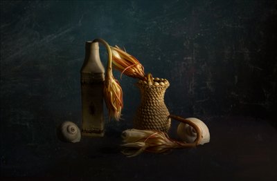 Vervaagd bloemstilleven door John-Mei Zhong