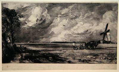 Lente, gegraveerd door David Lucas, c.1829 door John (after) Constable