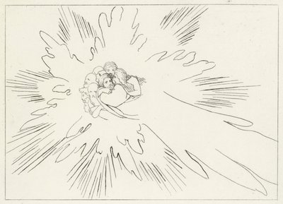 St. Petrus, Paradijs, Canto 24 door John (after) Flaxman