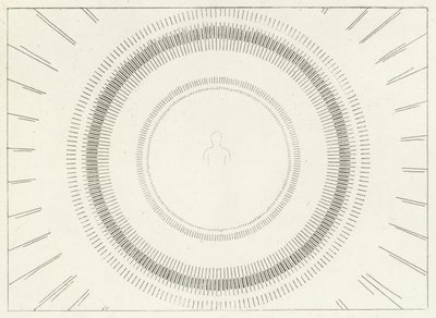 De Zalige Visie, Paradijs, Canto 33 (gravure) door John (after) Flaxman