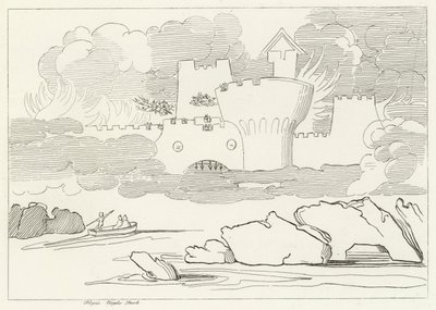 De Poel van Afgunst, Inferno, Canto 8 door John (after) Flaxman