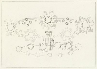 De regio van de zon, Paradijs, Canto 10 door John (after) Flaxman