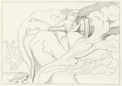 Graf van Anastasius, Inferno, Canto 11 door John (after) Flaxman