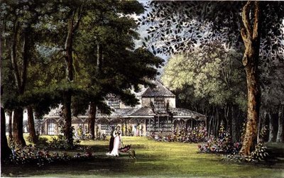 Het huisje van prinses Elizabeth, Old Windsor, uit R. Ackermann