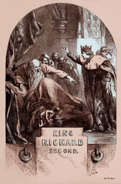 Koning Richard II door John (after) Gilbert