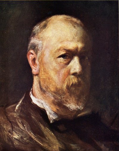 Portret van John Pettie door hemzelf door John (after) Pettie