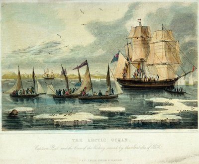De Noordelijke Oceaan Kapitein Ross en de bemanning van de 