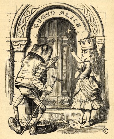 Alice en de kikker, illustratie uit 