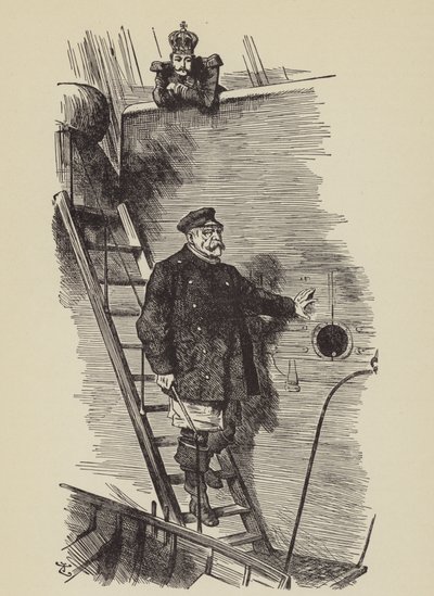 De piloot laten vallen door John (after) Tenniel