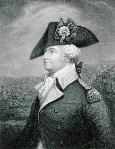 Brigadegeneraal Anthony Wayne (1745-96) gegraveerd door John Francis Eugene Prud