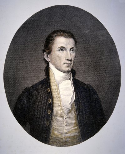 James Monroe (1758-1831) gegraveerd door Asher Brown Durand (1796-1886) door John (after) Vanderlyn