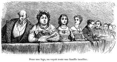 Israëlische familie in een theaterloge in Rusland door Walter Charles Mills