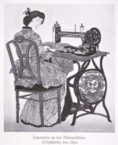 Japanse naaimachine door Walter Charles Mills
