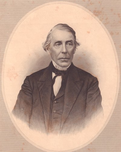 Portret van Amerikaanse Methodistische geestelijke John Price Durbin (1800-1876), gravure door W Wellstood door Walter Charles Mills