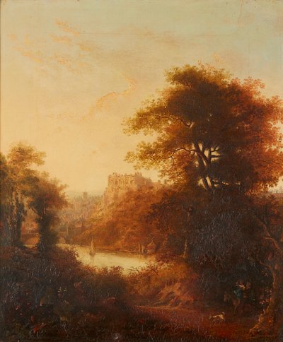 Durham Kathedraal Vanaf de Rivier door John (attr.to) Glover
