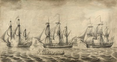 Drie schepen van de Hudson