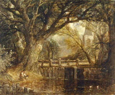 De Stuw door John (imitator of) Constable