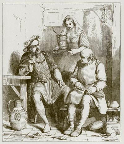 Koning Hal en de Schoenlapper door John Absolon