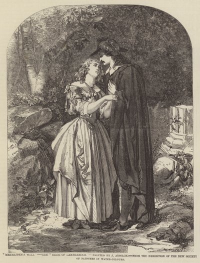 De Bron van de Zeemeermin, zie Bride of Lammermoor door John Absolon