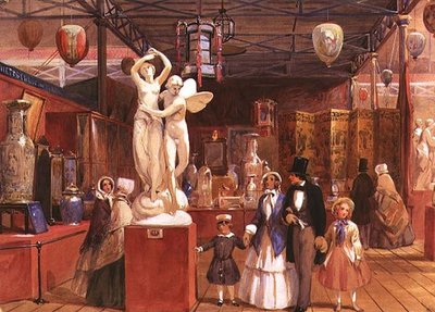 Deel van het Chinese Hof, de Grote Tentoonstelling door John Absolon