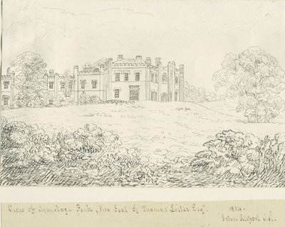 Armitage Park: pentekening, 1814 door John Allport