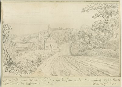 Burton-upon-Trent: pen en inkt tekening, nd [1799-1854] door John Allport