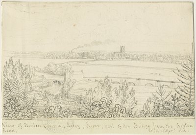 Burton-upon-Trent: pen en inkt tekening door John Allport
