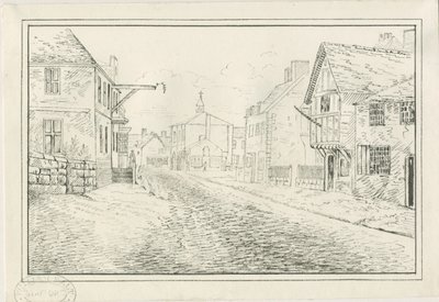 Rugeley Stad - Wolseley Brug naar de Lichfield Road door John Allport