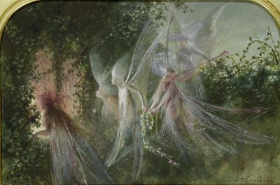 Feeën bij een Raam, ca. 1864 door John Anster Fitzgerald