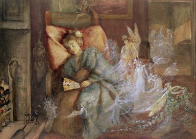 De Droom door John Anster Fitzgerald