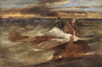 De fee en de zeeslang door John Anster Fitzgerald