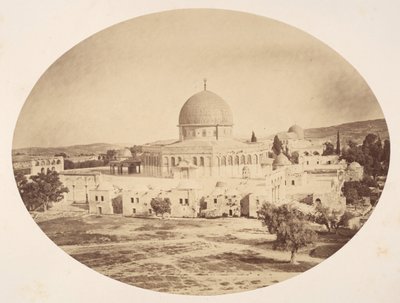 Jeruzalem, locatie van de tempel op de berg Moriah door John Anthony