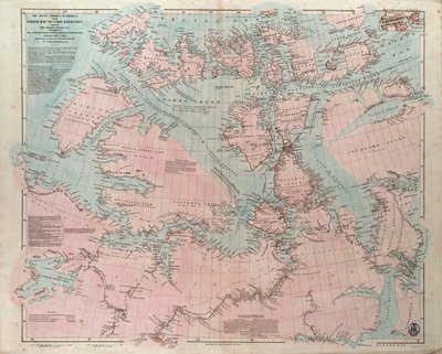 De Arctische kusten van Amerika van Baffin Bay tot Cape Bathurst, met de kusten en rivieren verkend door de officieren van verschillende Britse expedities, tussen 1818 en 1859 door John Arrowsmith