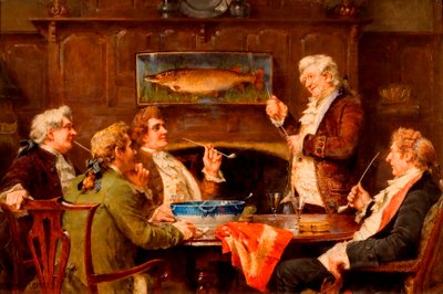 Hoe de Oude Squire de Grote Snoek Ving door John Arthur Lomax